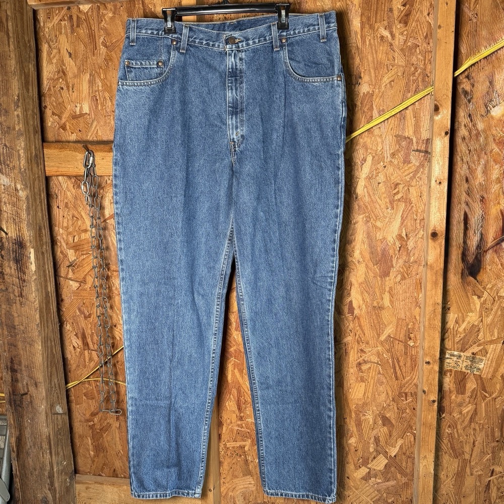 VTG Levi's Y2K 2000 Loose Fit Cotton Denim Jeans Men 40x36 Western Cowboy Basics
